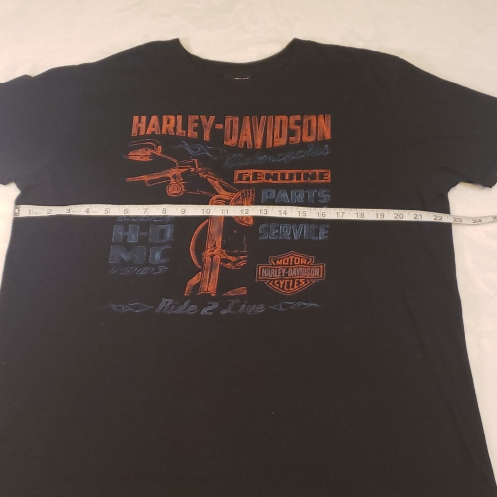 Harley-Davidson short sleeve Mens Lg.cotton shirt - Picture 2 of 8